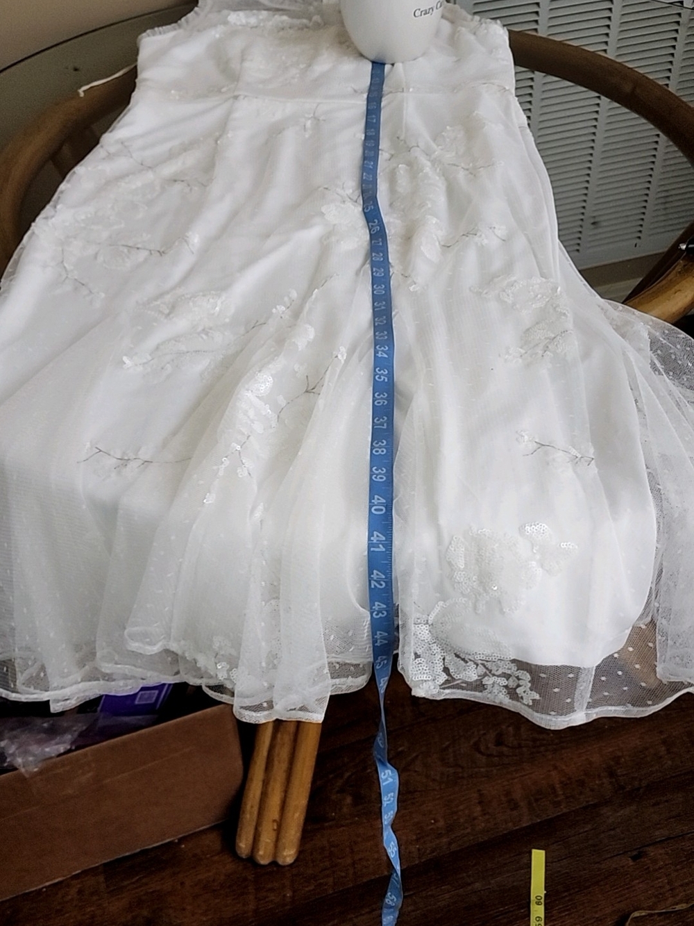 Summer Clearance Adrianna Papell Wedding Dress Size 12 - Picture 15 of 16